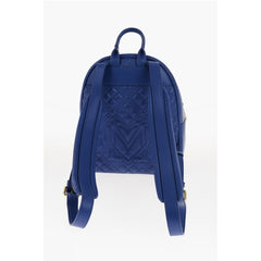 Moschino Blue Polyethylene Backpack