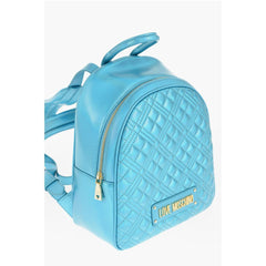 Moschino Blue Polyethylene Backpack