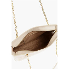 Moschino Beige Polyethylene Shoulder Bag