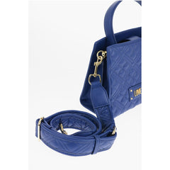 Moschino Blue Polyethylene Tote Bag