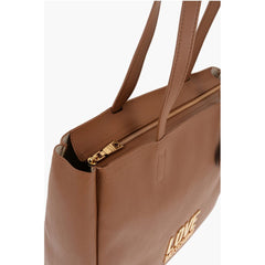 Moschino Brown Polyethylene Shoulder Bag