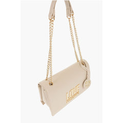Moschino Beige Polyethylene Shoulder Bag