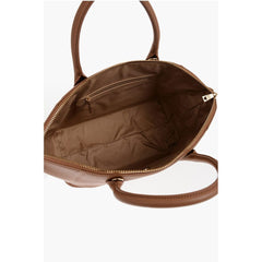 Moschino Brown Polyethylene Tote Bag
