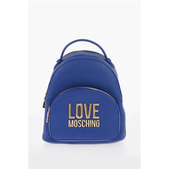 Moschino Blue Polyethylene Backpack