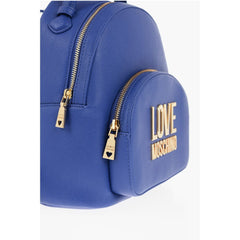 Moschino Blue Polyethylene Backpack