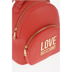 Moschino Red Polyethylene Backpack
