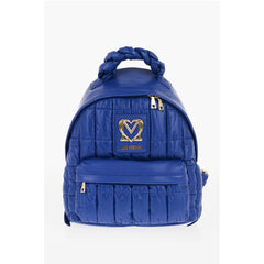 Moschino Blue Nylon Backpack