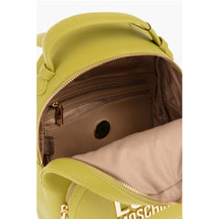 Moschino Green Polyethylene Backpack