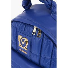 Moschino Blue Nylon Backpack