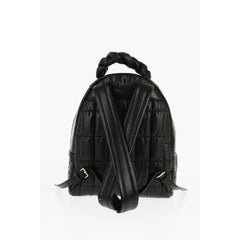 Moschino Black Nylon Backpack