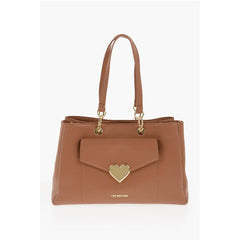 Moschino Brown Polyethylene Shoulder Bag