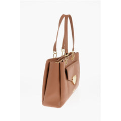 Moschino Brown Polyethylene Shoulder Bag