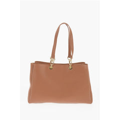 Moschino Brown Polyethylene Shoulder Bag