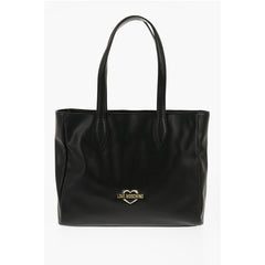 Moschino Black Polyethylene Tote Bag