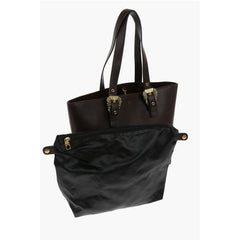 Versace Brown Polyester Shoulder Bag