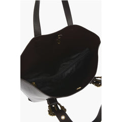 Versace Brown Polyester Shoulder Bag