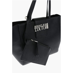 Versace Black Polyester Shoulder Bag