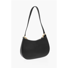 MCM Black Calfskin Shoulder Bag