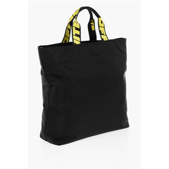 Off-White Black Nylon Tote Bag