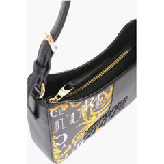 Versace Black Polyester Shoulder Bag