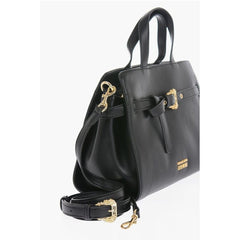 Versace Black Polyester Tote Bag
