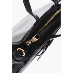 Versace Black Polyester Tote Bag