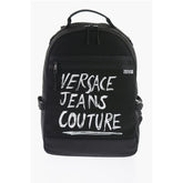 Versace Black Polyester Backpack