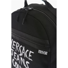 Versace Black Polyester Backpack