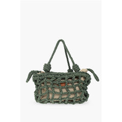 Dsquared² Green Polyester Shoulder Bag