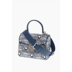 MCM Blue Polyamide Tote Bag