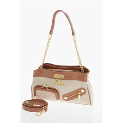 Moschino White Cotton Tote Bag