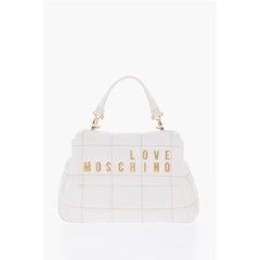 Moschino White Polyethylene Tote Bag