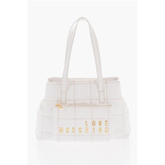 Moschino White Polyethylene Shoulder Bag