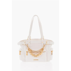 Moschino White Polyethylene Shoulder Bag