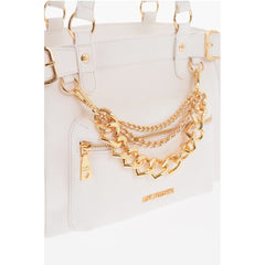 Moschino White Polyethylene Shoulder Bag
