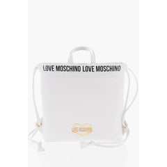 Moschino White Polyethylene Tote Bag