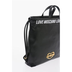 Moschino Black Polyethylene Tote Bag