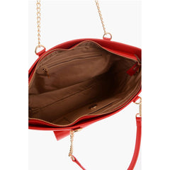 Moschino Red Polyethylene Shoulder Bag