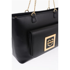 Moschino Black Polyethylene Tote Bag