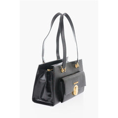 Moschino Black Polyethylene Shoulder Bag