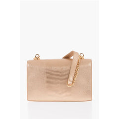 Moschino Gold Polyethylene Shoulder Bag