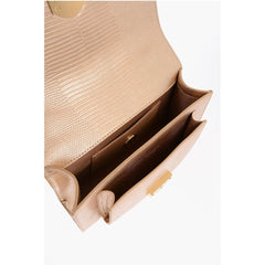 Moschino Gold Polyethylene Shoulder Bag