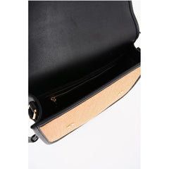 Moschino Bicolor Cotton Shoulder Bag