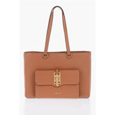 Moschino Brown Polyethylene Shoulder Bag