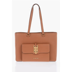 Moschino Brown Polyethylene Shoulder Bag