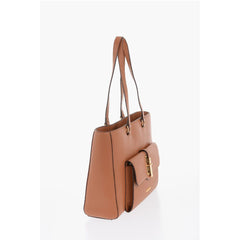Moschino Brown Polyethylene Shoulder Bag