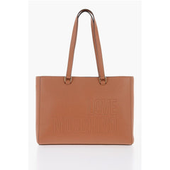 Moschino Brown Polyethylene Shoulder Bag