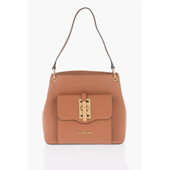 Moschino Brown Polyethylene Shoulder Bag