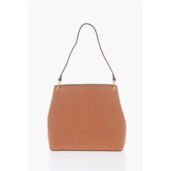 Moschino Brown Polyethylene Shoulder Bag