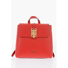 Moschino Red Polyethylene Backpack